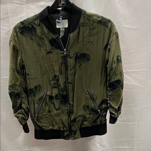 G-Star Camouflage Green Bomber Jacket